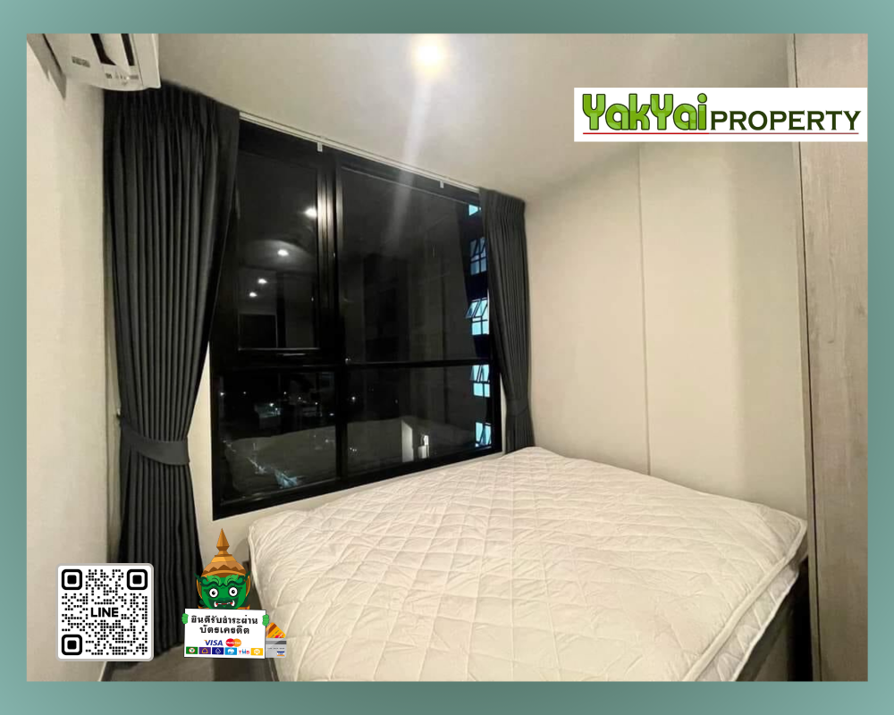 For RentCondoSamut Prakan,Samrong : 🏢The Origin E22 Station project, wire cable 👌🏻Fully decorated, ready to move in📸 Photos from the actual room, 9,000฿ per month (including common fees)