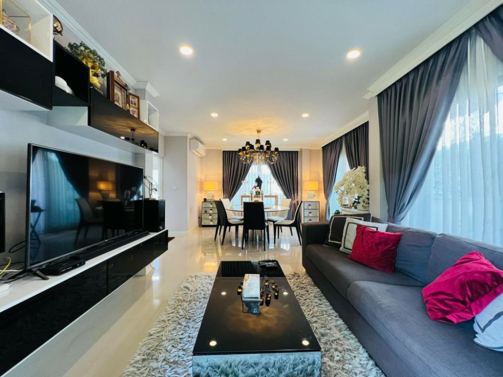 For RentHouseNawamin, Ramindra : Single house The City Ramintra / 5 bedrooms (for rent), The City Ramintra / Detached House 5 Bedrooms (FOR RENT) TAN299