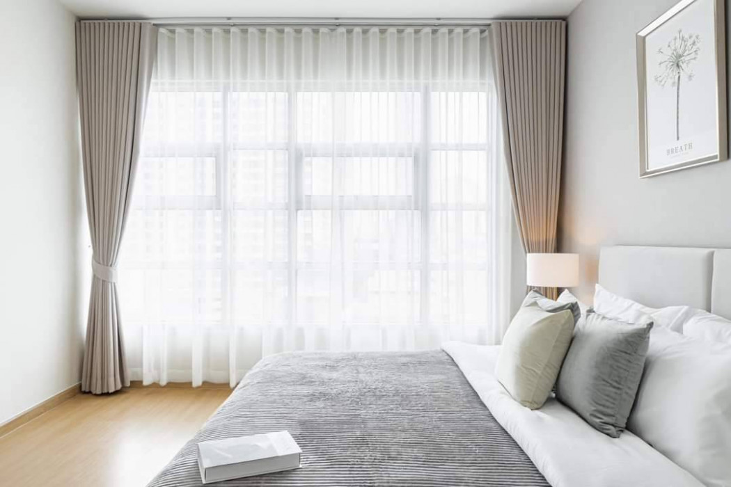 For RentCondoRatchathewi,Phayathai : Condo for rent, 3 bedrooms, Baan Klang Krung Siam-Pathumwan Condominium, 119 sq m., City View, beautifully decorated, near the BTS.