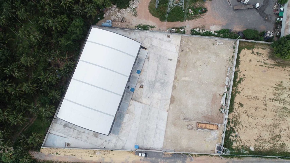 For SaleWarehouseSriracha Laem Chabang Ban Bueng : L080129 Land for sale with warehouse, land size 4-0-308.00 rai, Sriracha, Chonburi.
