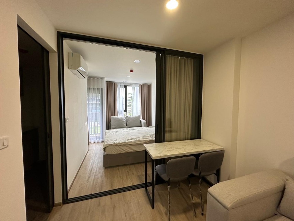 For RentCondoChaengwatana, Muangthong : ⛩️ For rent ONEDER KASET // Size 29.28 sq m // 3rd floor // Room 1 bed // Garden view