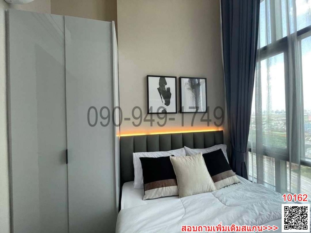 For RentCondoBang Sue, Wong Sawang, Tao Pun : 2-story condo for rent, Metro Sky Prachachuen, next to MRT Bang Son.