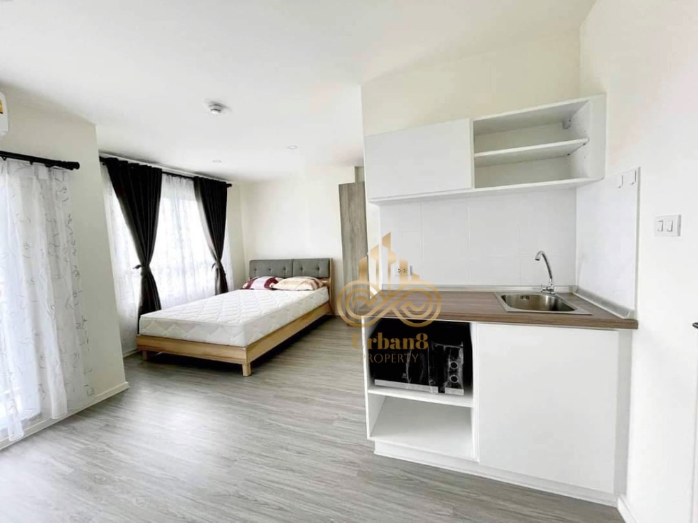 For RentCondoRattanathibet, Sanambinna : Lumpini Ville Pranangklao - Riverview New : Floor 8 Room 22.64 sqm. 1 bedroom,free shuttle bus and Sai Ma Station,washing machine. there is a building,swimming pool and fitness.