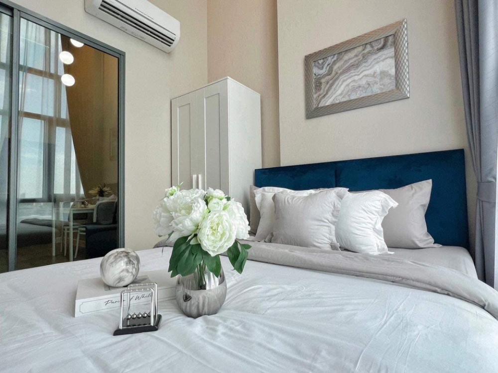 For RentCondoBang Sue, Wong Sawang, Tao Pun : Metro Sky Prachachuen ✅2-story room, 2 bedrooms ✅766/337 17th floor, Building A, size 40 sq m (city view), 2 bedrooms, 1 bathroom, 1 kitchen, 1 living room, 1 balcony.