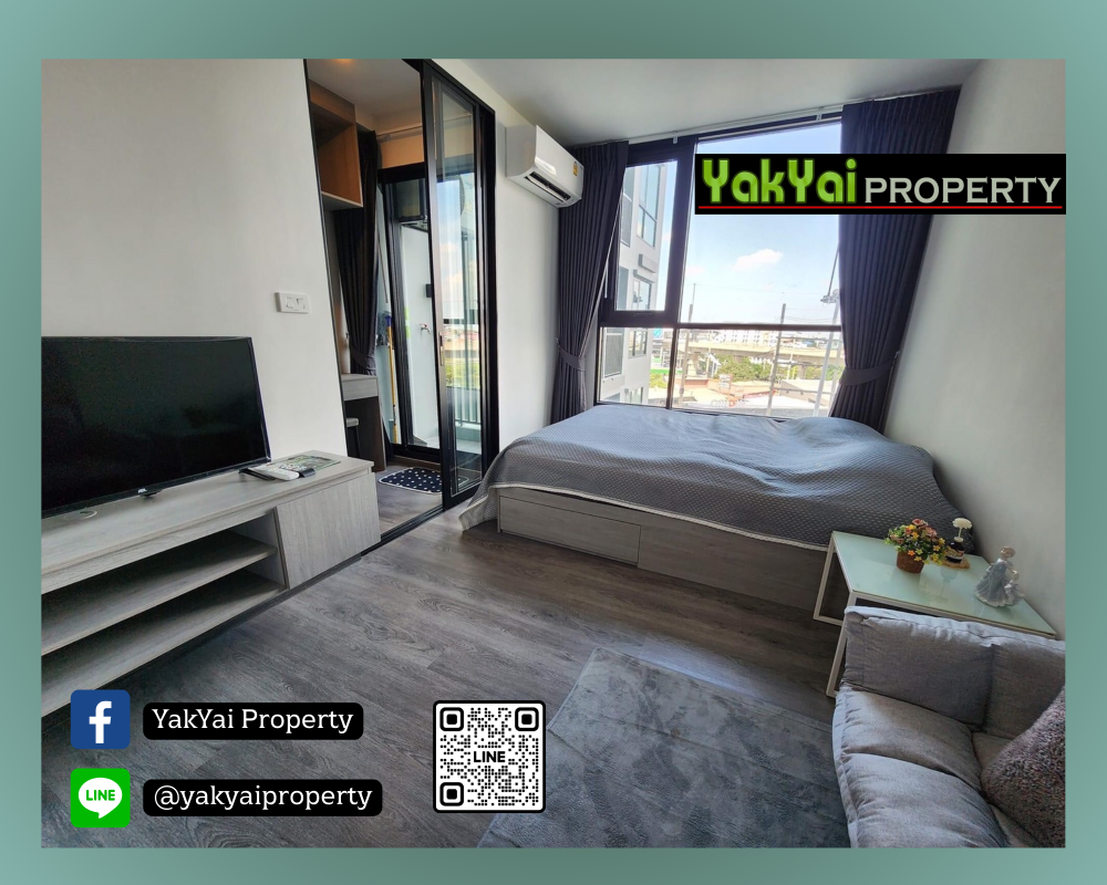 For RentCondoSamut Prakan,Samrong : 📢 For rent ✨️ THE ORIGIN SUKHUMVIT-SAILUAT E22 STATION, brand new condo near BTS Sai Luat, 5 minutes walk.