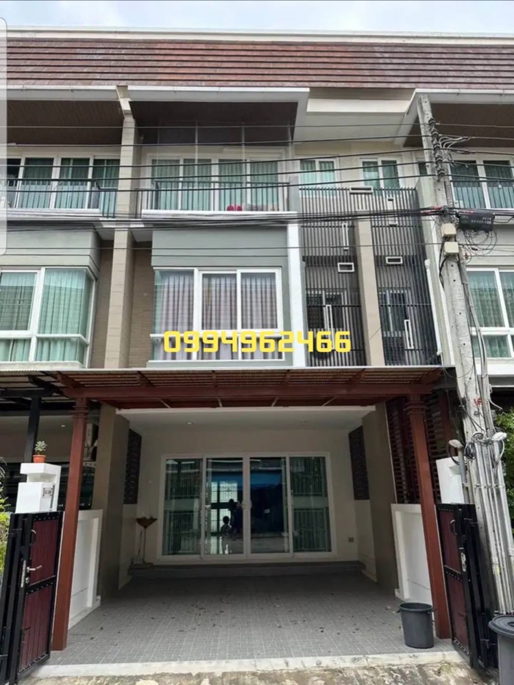 For RentTownhomeThaphra, Talat Phlu, Wutthakat : Townhome for rent, 3 floors, 3 bedrooms, Ratchaphruek, near BTS Bang Wa, decorated and ready to move in. **Do not allow pets or office work**