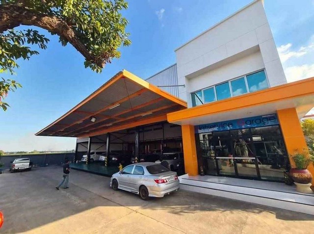 For RentWarehousePathum Thani,Rangsit, Thammasat : BS1243 Warehouse for rent with office, area 1 rai, Rangsit-Thanyaburi area, Khlong 9, suitable for use as a warehouse, car repair center.