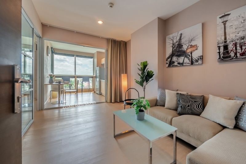 For RentCondoRatchadapisek, Huaikwang, Suttisan : 🔥Foe rent 1bedroom 46 Sqm.🔥** Pool view**_Codo Rhythm Ratchada near BTS Ratchada 20 m.