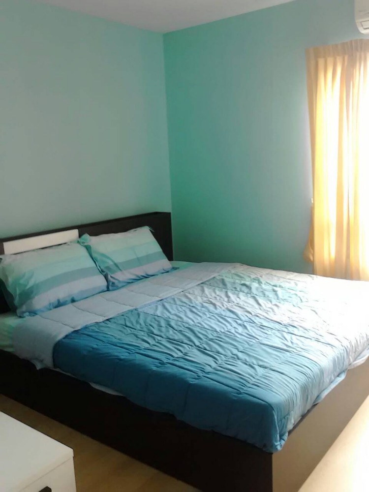 For RentCondoLadkrabang, Suwannaphum Airport : Condo for rent, iris avenue Onnut-wongwan, building 4, floor 6, project view, size 28.00 sq m.