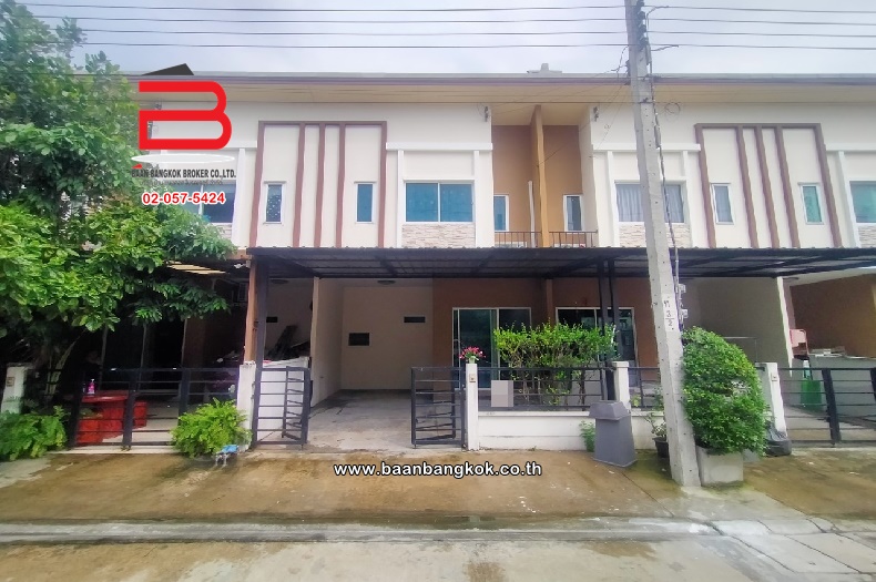 ขายทาวน์โฮมบางแค เพชรเกษม : ทาวน์เฮ้าส์ พลีโน่ เพชรเกษม 81 เนื้อที่ 17.1 ตรว.ถ.เลียบคลองภาษีเจริญฝั่งใต้ เขตหนองแขม