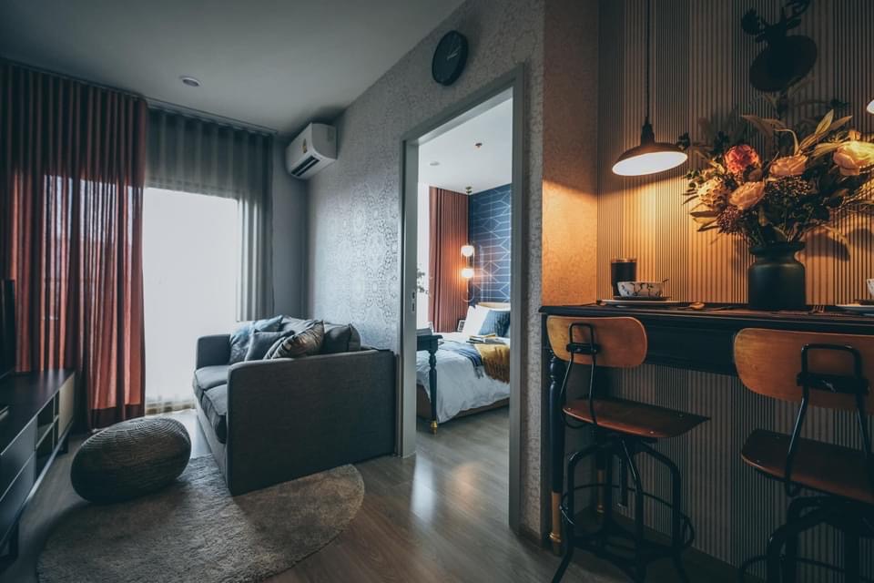 ให้เช่าคอนโดรัชดา ห้วยขวาง : ✨  Noble Revolve Ratchada 2 Condo  : 1 Bedroom , 1 Bathroom,  27 sqm. Rental Price 18,000THB/Month ✨