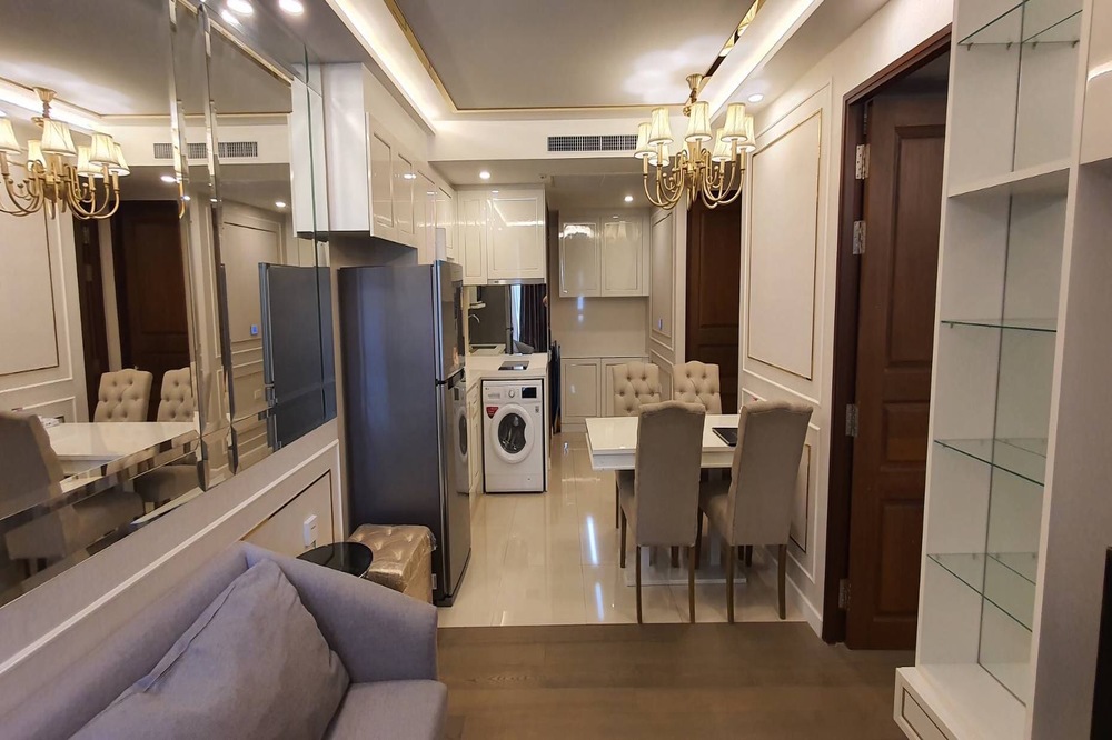 ให้เช่าคอนโดรัชดา ห้วยขวาง : Code C20231100137....Amaranta Residence for rent, 2 bedroom, 2 bathroom , furnished, ready to move in