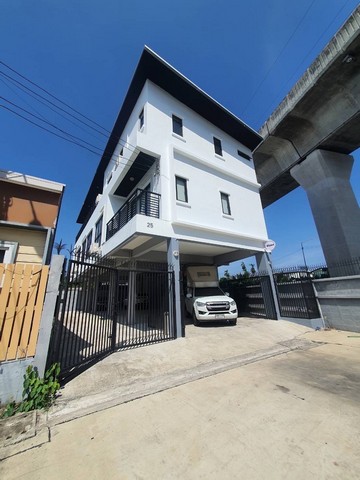 For RentHome OfficeRama9, Petchburi, RCA : BS1254 Home office for rent, 3 floors, Rama 9 area, empty building for rent, no furniture, near The Nine, convenient travel, near the expressway.