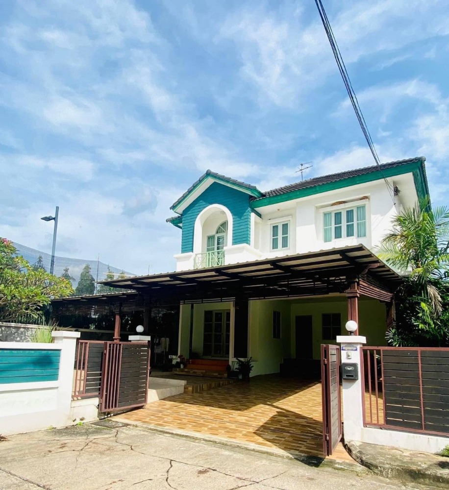 For SaleHouseMin Buri, Romklao : Large detached house, newly renovated, 79 sq m, Wararom Village, 3 bedrooms, buy immediately for a profit of 1 million, Q-House project.