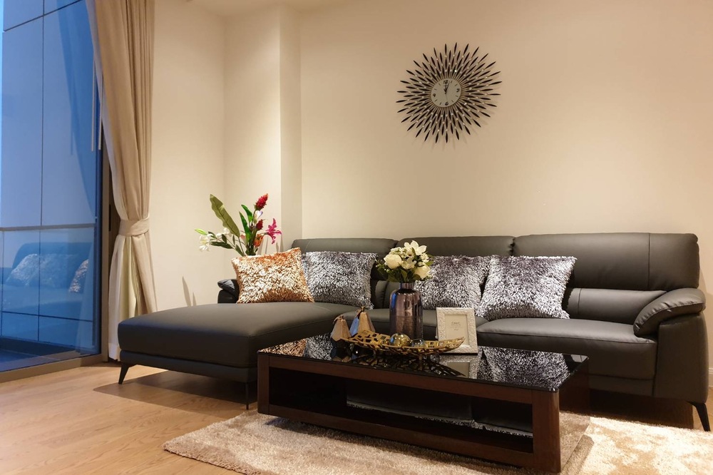 For RentCondoWongwianyai, Charoennakor : Code C20221205345.......Magnolias Waterfront Residences for rent, 1 bedroom, 1 bathroom, high floor, furnished, ready to move in