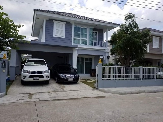 ให้เช่าบ้านสมุทรปราการ สำโรง : HR1333ขายและให้เช่า บ้านเดี่ยว หมู่บ้าน วิลาจจิโอ บางนา ใกล้ABAC บางนา เดินทางสะดวก