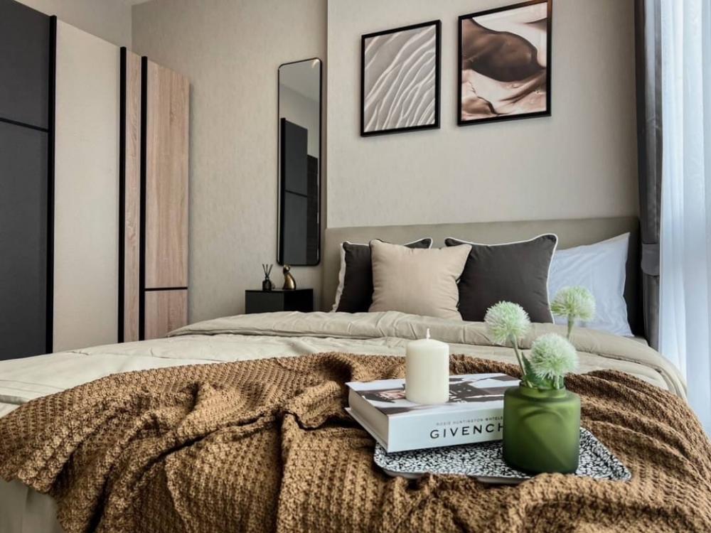 For RentCondoBang Sue, Wong Sawang, Tao Pun : 🏡Metro Sky Prachachuen (pool view)🏡769/336 21st floor, Building B, size 30 sq m, 1 bedroom, 1 bathroom, 1 kitchen, 1 living room, 1 balcony 💰Rental price 12,000/month 🟨Contact Khun Nit 064- 9516452