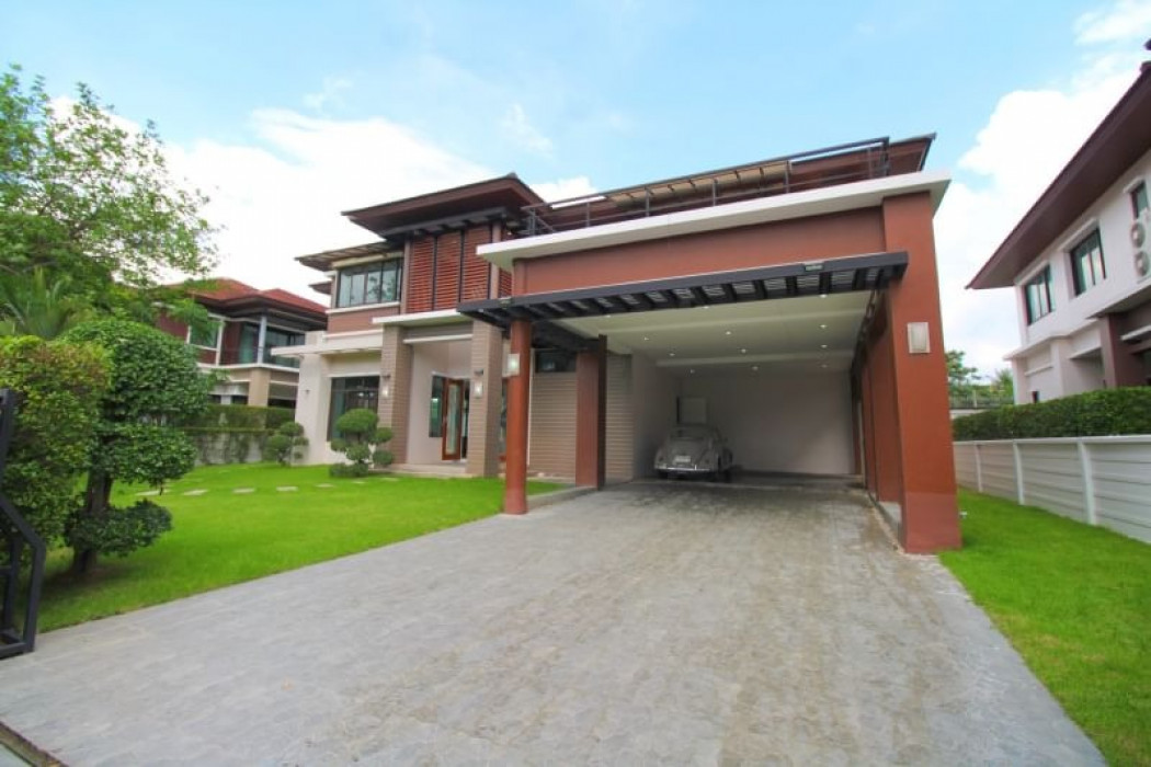 For sale: Luxury house, Mankong Pavilion Bang Bon 3, 480 sq m., 150 sq wa., strong structure, located at the beginning of the project, private community with only 27 units. Loading...