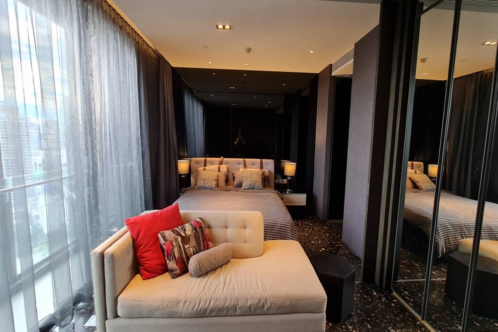 For RentCondoSukhumvit, Asoke, Thonglor : Code C20221207155.........Beatniq for rent, 1 bedroom, 1 bathroom, high floor, furnished, ready to move in