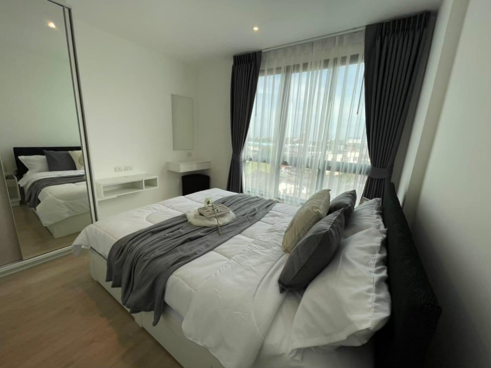 For RentCondoSeri Thai, Ramkhamhaeng Nida : UST126  Unio Serithai, 8th fl., Building B, city view, 26.40 sq m., 1 bed, 7,500 bt. 099-251-6615