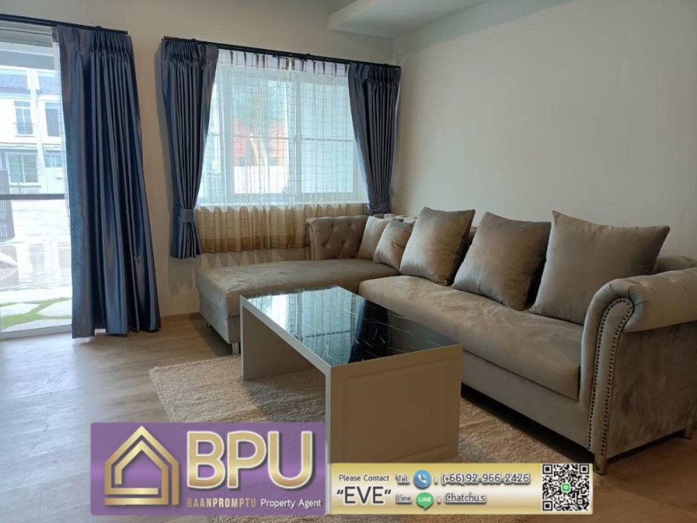 ให้เช่าทาวน์โฮมบางนา แบริ่ง ลาซาล : ** ให้เช่าทาวน์โฮม 3 ห้องนอน ** อินดี้ 2 บางนา-รามคำแหง2 ใกล้ เมกะ บางนา