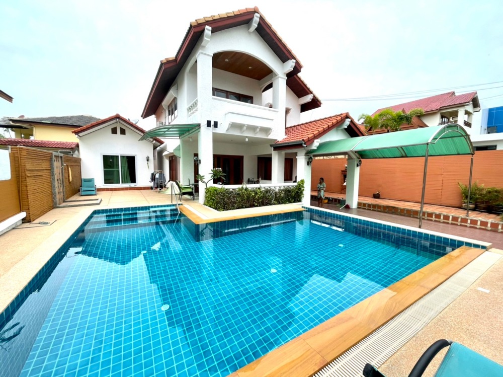 ให้เช่าบ้านพัทยา บางแสน ชลบุรี สัตหีบ : Pool villa for rent and sale in Jomtien