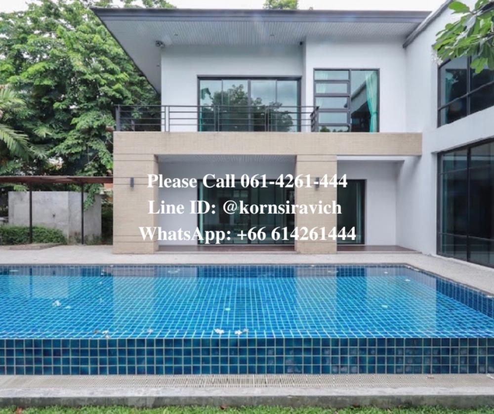 ให้เช่าบ้านพระราม 9 เพชรบุรีตัดใหม่ RCA : For Rent Baan Pool Villa Soi Soonvijai - Thonglor | Welcome Pet-friendly