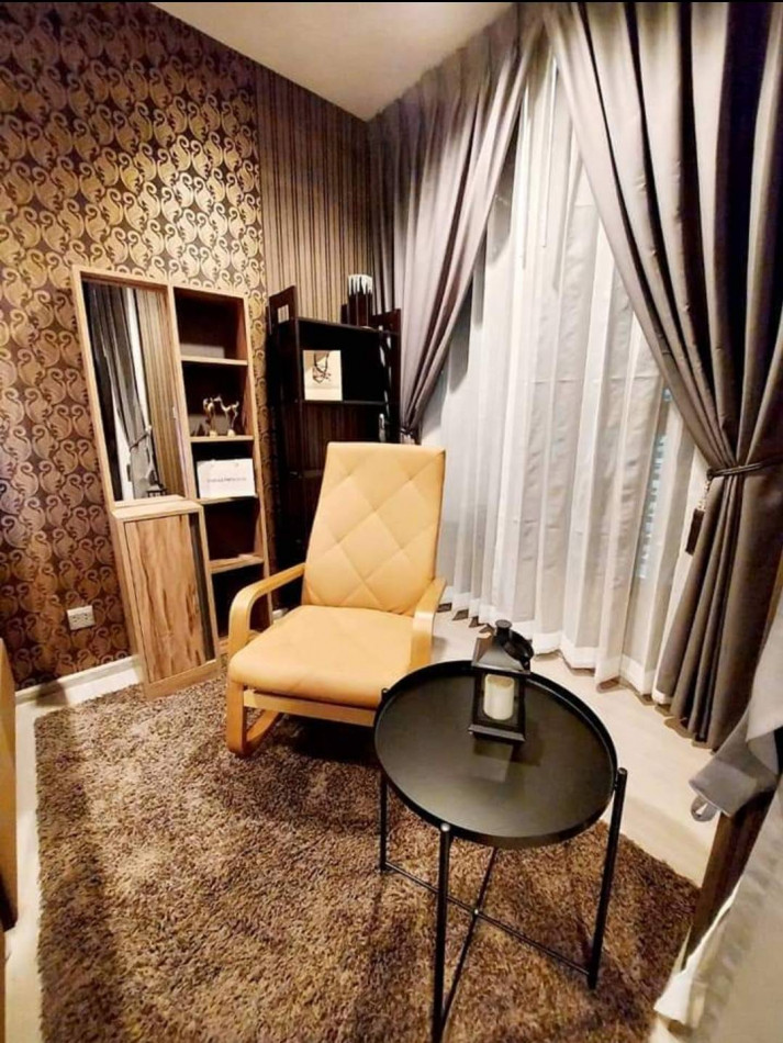 For RentCondoRama9, Petchburi, RCA : Condo for sale, studio room, Life Asoke - Rama 9, 26 sq m., City View, beautifully decorated, near MRT.