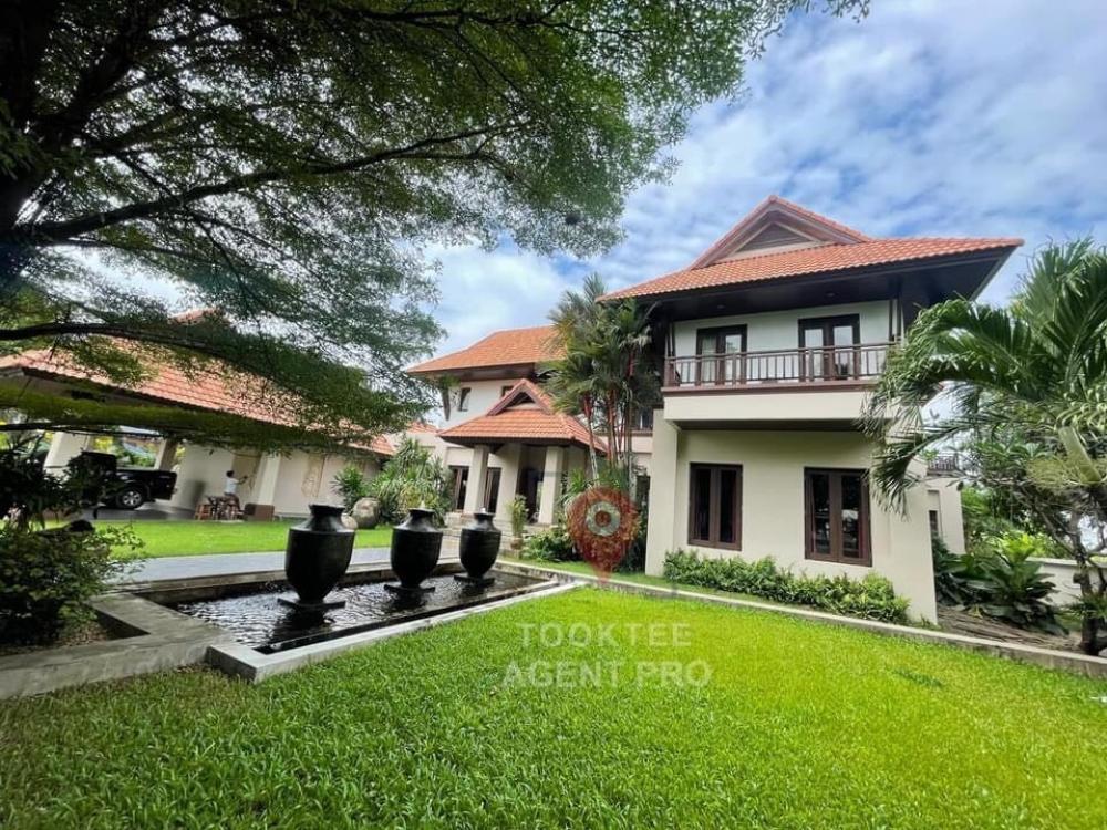 For SaleHouseLadkrabang, Suwannaphum Airport : 🔥Luxury house for sale, area 2 rai, near Suvarnabhumi. Near the motorway 🔥