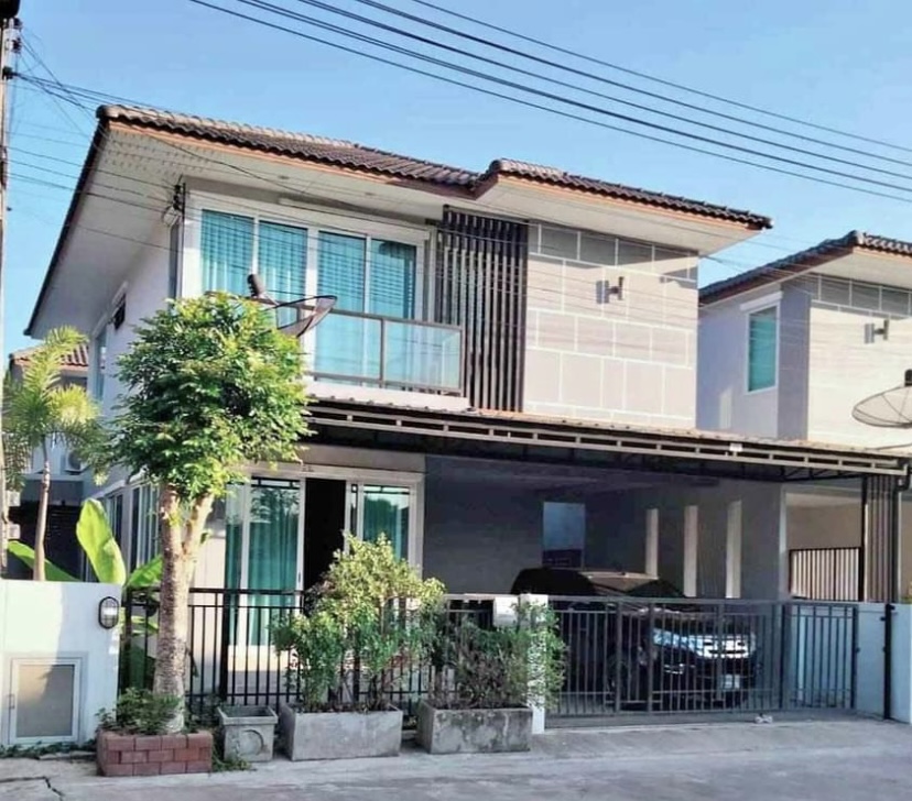 ให้เช่าบ้านมหาชัย สมุทรสาคร : 16,000-🏡ว่างให้เช่า บ้านเดี่ยว 2 ชั้น หมู่บ้านมิราเคิลพลัส พระราม2 3 ห้องนอน 3 ห้องน้ำ มีเฟอร์นิเจอร์  แอร์ 4 ตัว มีปั้มน้ำ จอดรถได้ 2 คันค่ะ