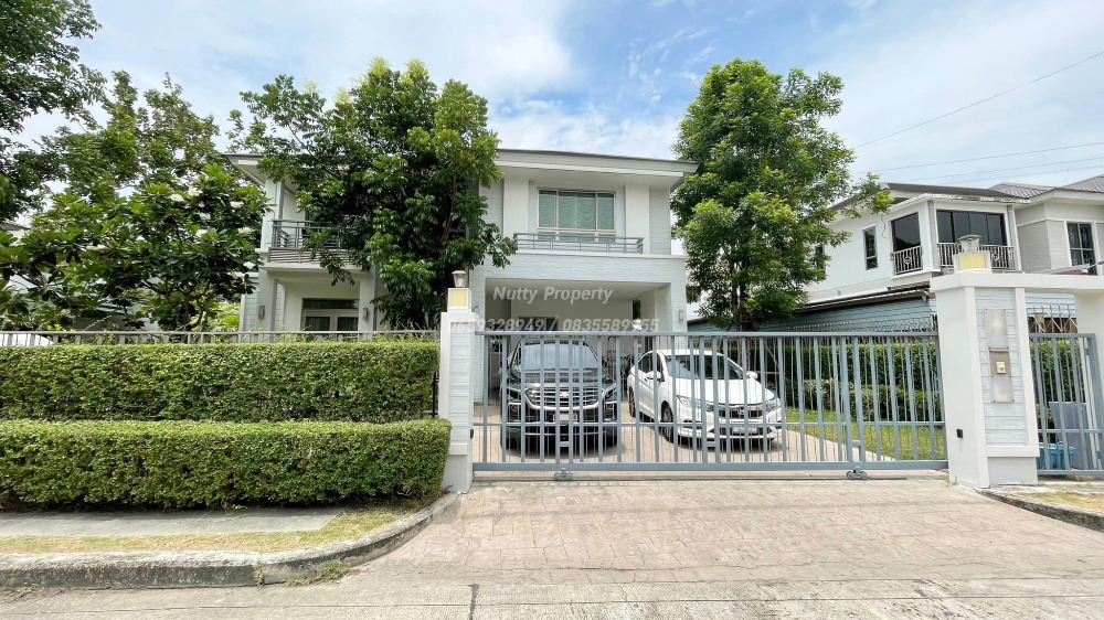 For SaleHouseLadkrabang, Suwannaphum Airport : Luxurious detached house, beautifully decorated, Perfect Masterpiece Rama 9, Fully furnished.