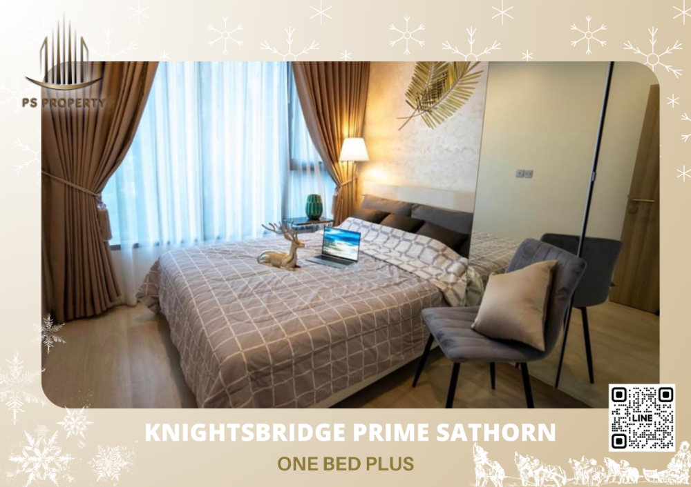 For RentCondoSathorn, Narathiwat : For rent🔥Knightsbridge Prime Sathorn🔥 Sathorn city view + sky garden. Convenient transportation near BTS Chong Nonsi.