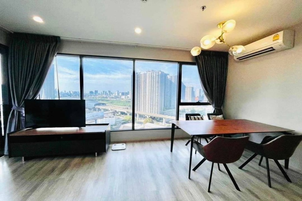 For RentCondoRama9, Petchburi, RCA : Code C20231100825.........Ideo Mobi Asoke for rent, 2 bedroom, 1 bathroom, high floor, furnished, ready to move in