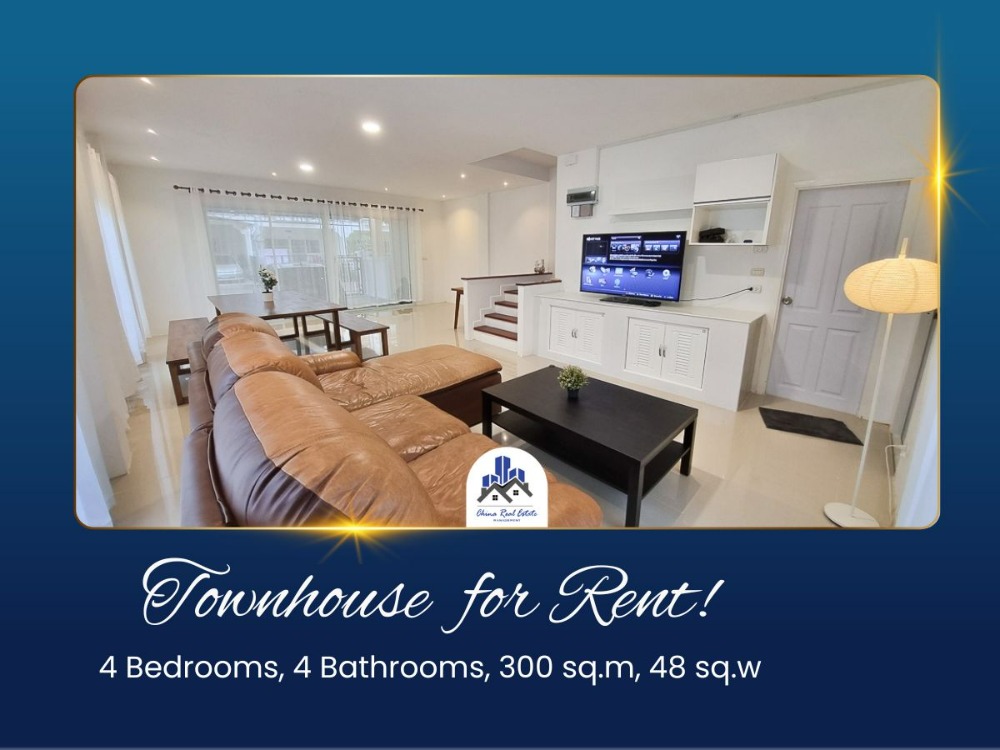 ให้เช่าทาวน์โฮมท่าพระ ตลาดพลู วุฒากาศ : [เช่า] 🏠 ทาวน์เฮาส์ให้เช่า หมู่บ้าน Urban Sathorn ถนนราชพฤกษ์ ใกล้ BTS บางหว้า/ 4 ห้องนอน