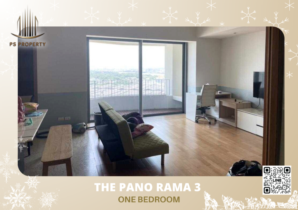 ให้เช่าคอนโดพระราม 3 สาธุประดิษฐ์ : ให้เช่า✨The Pano Rama 3 ✨ วิวแม่น้ำเจ้าพระยา ตกแต่งสวย เฟอร์นเจอร์ครบ + เครื่องใช้ไฟฟ้า