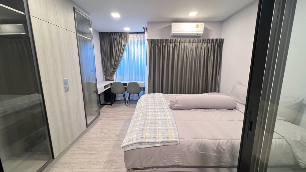 ให้เช่าคอนโดปทุมธานี รังสิต ธรรมศาสตร์ : ให้เช่า คอนโด เคฟ เอวา 1 BEDROOM EXCLUSIVE 12,000 บ/ด ตึก C ชั้น 2 ห้อง ขนาด 27.66 ตรม เฟอร์ครบ พร้อมอยู่ วิวสวน