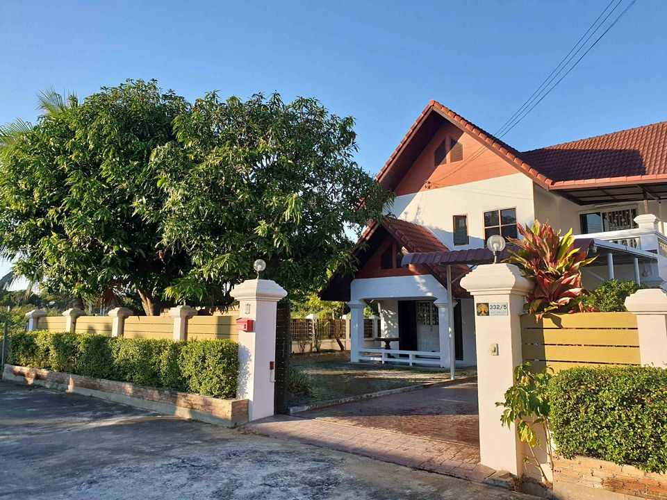For RentHouseChiang Mai : 02RH037 Two-story detached house for rent 15500 baht, location Nam Phrae, Hang Dong, Chiang Mai.