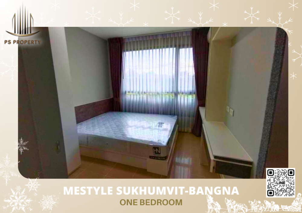 For RentCondoBangna, Bearing, Lasalle : For rent✨Mestyle Sukhumvit-Bangna✨ Next to Central Bangna, fully decorated, electrical appliances, ready to move in.
