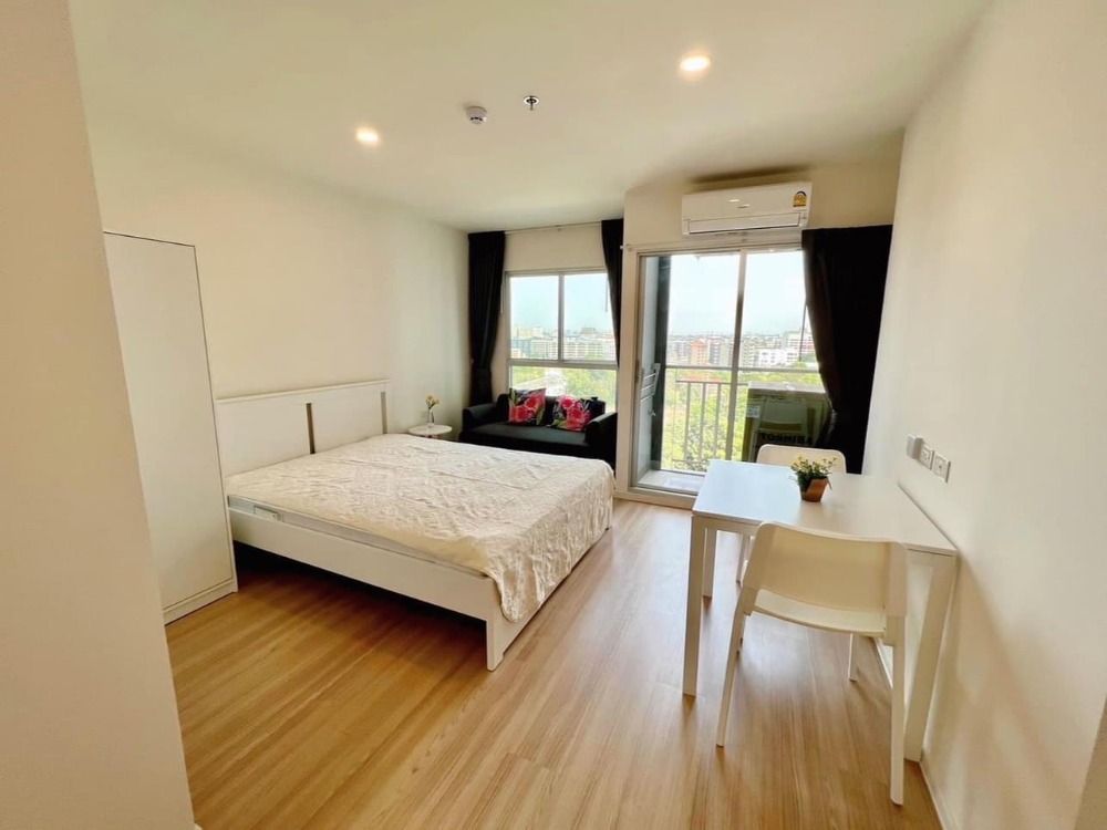 For RentCondoChaengwatana, Muangthong : ⛩️ For rent Lumpini Ville Chaengwattana - Pak Kret Station // Size 23 sq m // 11th floor // Studio room // Garden view