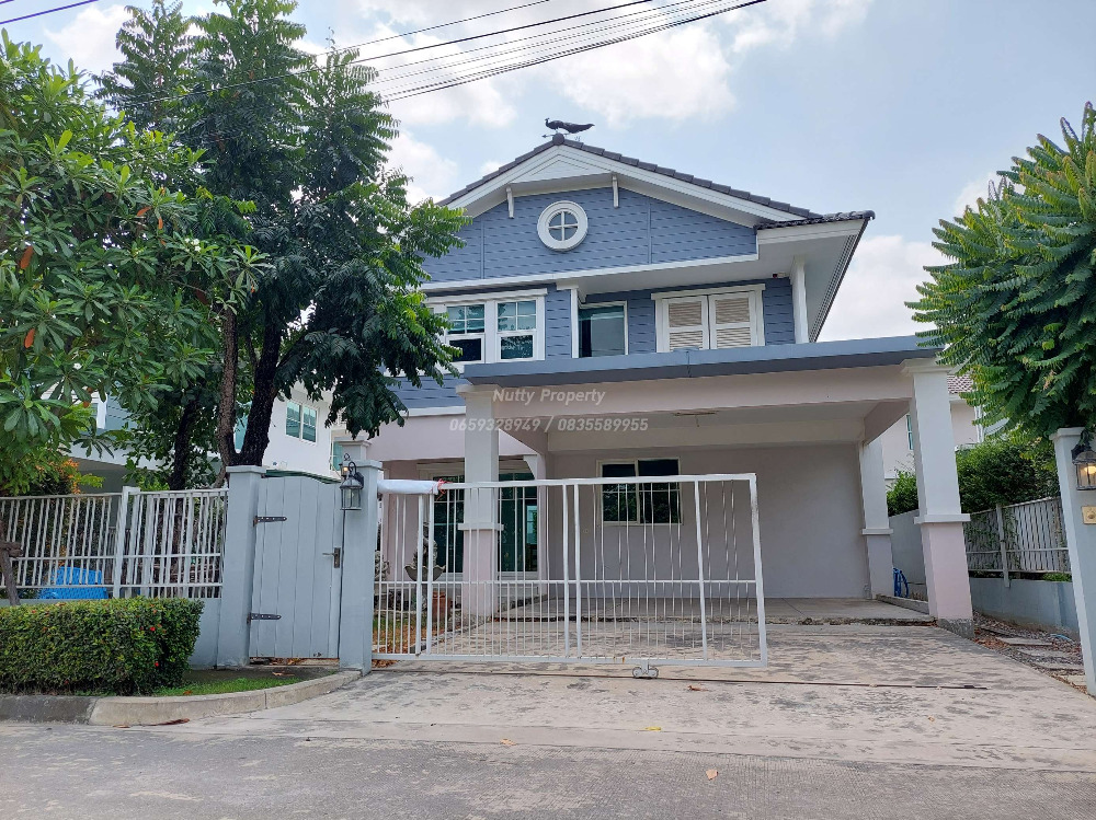 ขายบ้านบางนา แบริ่ง ลาซาล : บ้านเดี่ยวสไตล์ American Cottage จาก Land&House ชัยพฤกษ์ บางนา กม.7 แปลงหน้าสวนสวย
