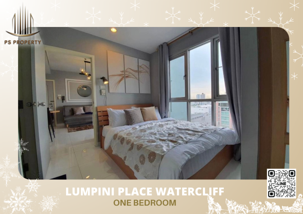 ให้เช่าคอนโดพระราม 3 สาธุประดิษฐ์ : ให้เช่า✨Lumpini place water cliff✨ ตกแต่งใหม่ เฟอร์นิเจอร์+เครื่องใช้ไฟฟ้าครบ ใกล้ BTS สถานีสุรศักดิ์