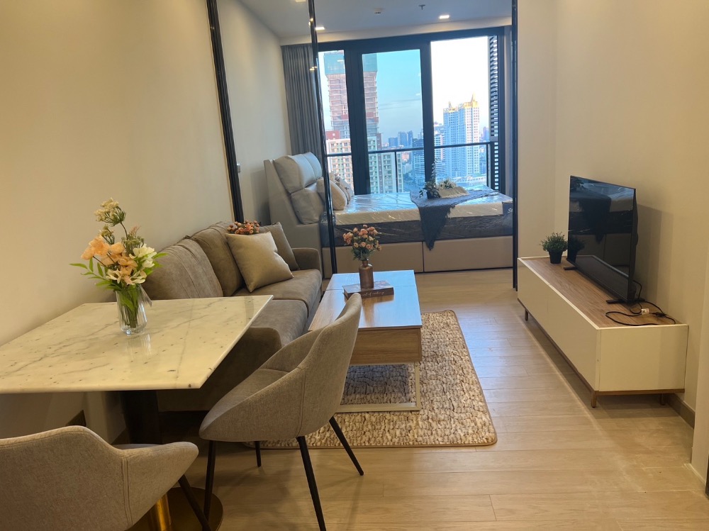 For RentCondoRama9, Petchburi, RCA : Condo for rent, One 9 Five Asoke-Rama 9, fully furnished condo, ready to move in, near MRT Rama 9!!