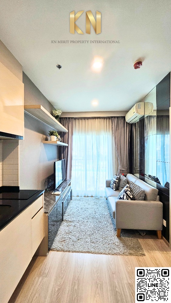 Condo for sale, beautifully decorated, Noble revolve Ratchada, 1 bedroom, 1 bathroom, size 25.84 sq m., 9th floor. Loading...
