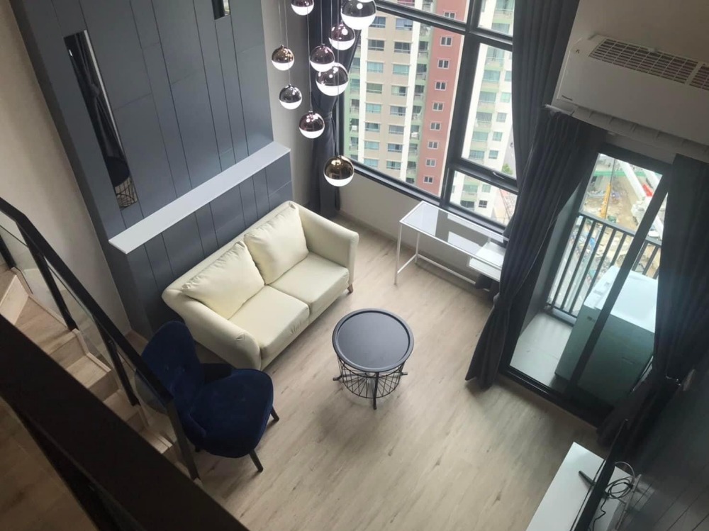 For RentCondoPattanakan, Srinakarin : For rent: The Rich Rama 9 - Srinakarin, 26th floor, duplax room, two floors, beautiful room, ready to move in 🌈✨