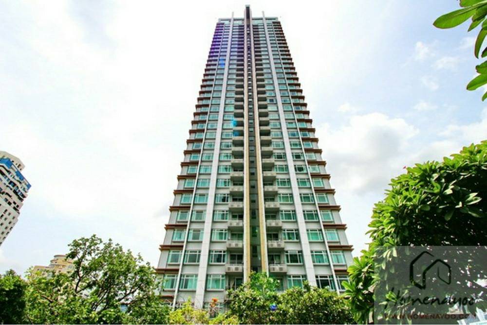 For RentCondoRama9, Petchburi, RCA : Circle Condominium (Circle Condominium) Location: Entrance of Soi Phetchaburi 36, Phetchaburi Road, Makkasan Subdistrict, Ratchathewi District, Bangkok 10400 Room location: Building 2, 16th floor, view of Asoke city. Can see Saen Saep Canal Shady atmosphe