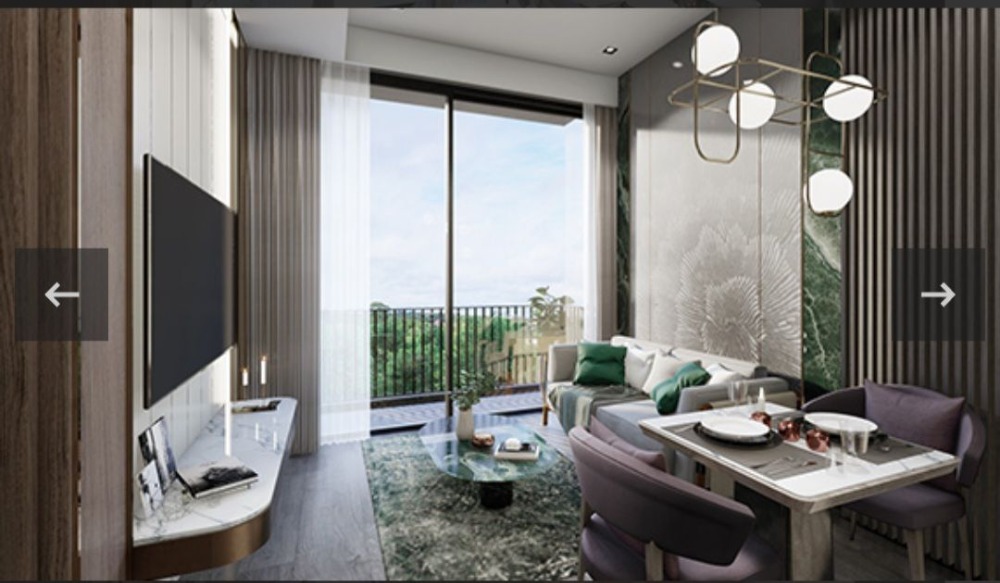 Sale DownCondoBangna, Bearing, Lasalle : Sale Down Payment: New condo 2 BR at Whizdom the Forestia, DESTINIA Tower, good for family living, opposite Mega Bangna
