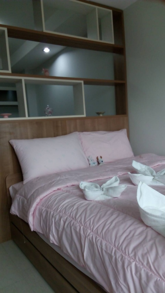 For RentCondoOnnut, Udomsuk : 🩷🌈For rent🧸🌳🌷The log 3 Sukhumvit 101/1🧸 Size 28 sq m, 8th floor, Building L // Studio room, 1 bathroom, building view🪧