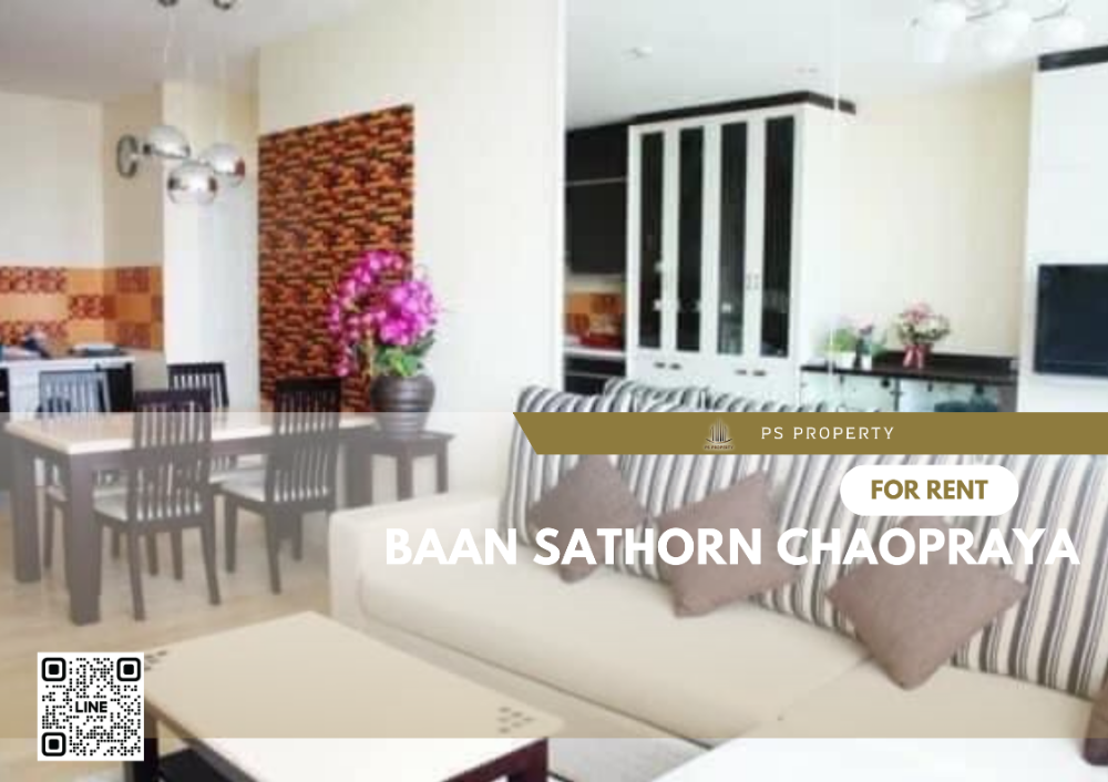 ให้เช่าคอนโดวงเวียนใหญ่ เจริญนคร : ให้เช่า🎉Baan Sathorn Chaopraya🎉 คอนโดหรูริมแม่น้ำเจ้าพระยา 2 ห้องนอน เฟอร์เครื่องใช้ไฟฟ้าครบ ติดสะพานตากสิน ใกล้ ไอคอนสยาม