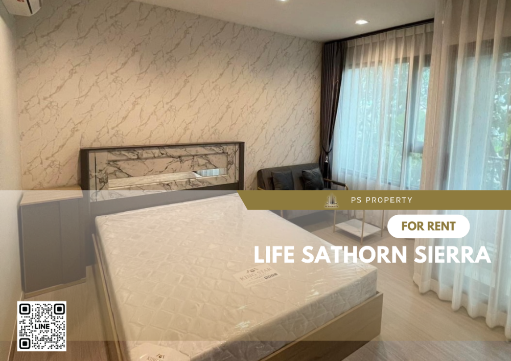 ให้เช่าคอนโดท่าพระ ตลาดพลู วุฒากาศ : ให้เช่า📣Life Sathorn Sierra📣 ใกล้ BTS ตลาดพลู วิวสวย ตกแต่งครบ พร้อมเฟอร์นิเจอร์ และเครื่องใช้ไฟฟ้า