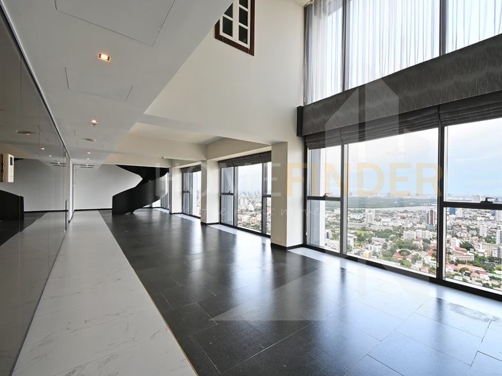 ให้เช่าคอนโดสาทร นราธิวาส : 💥FOR RENT Duplex 4 Bed at The Met 💥 ชั้นสูง วิวแม่น้ำ🌊